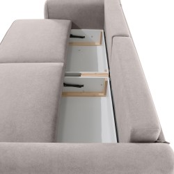 Sofa narożna BRAVO z funkcją spania 140x200 cm