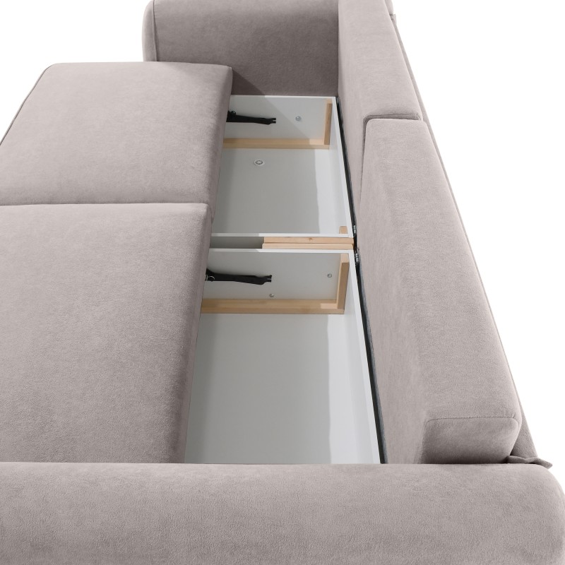 Sofa narożna BRAVO z funkcją spania 140x200 cm
