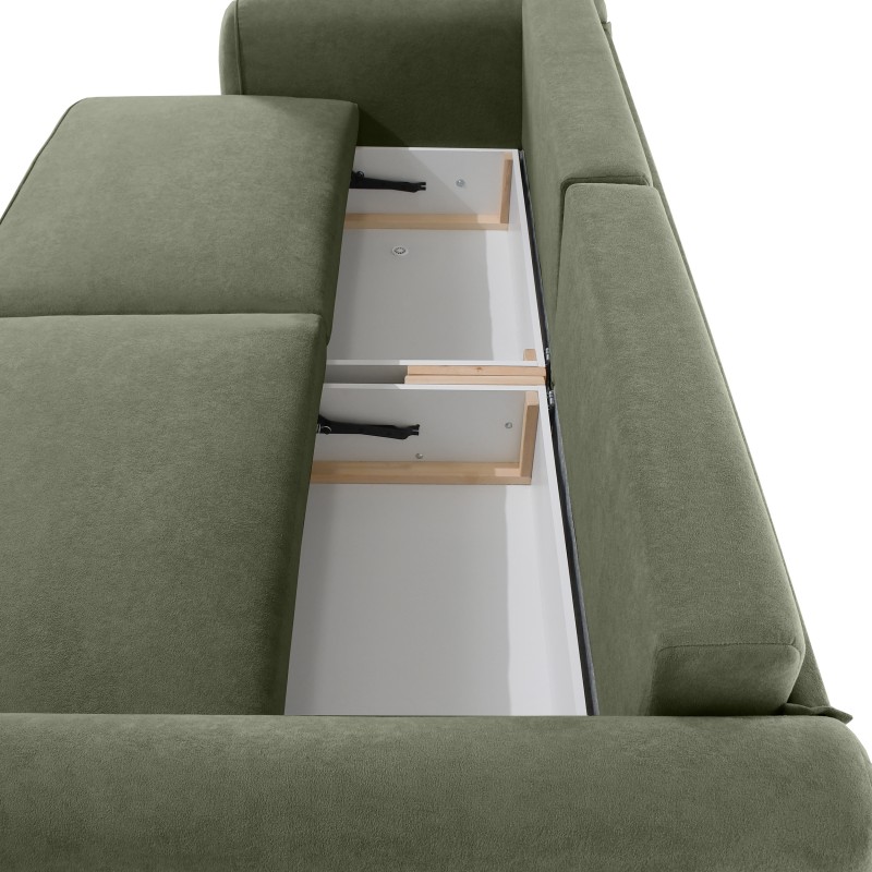 Sofa narożna BRAVO z funkcją spania 140x200 cm