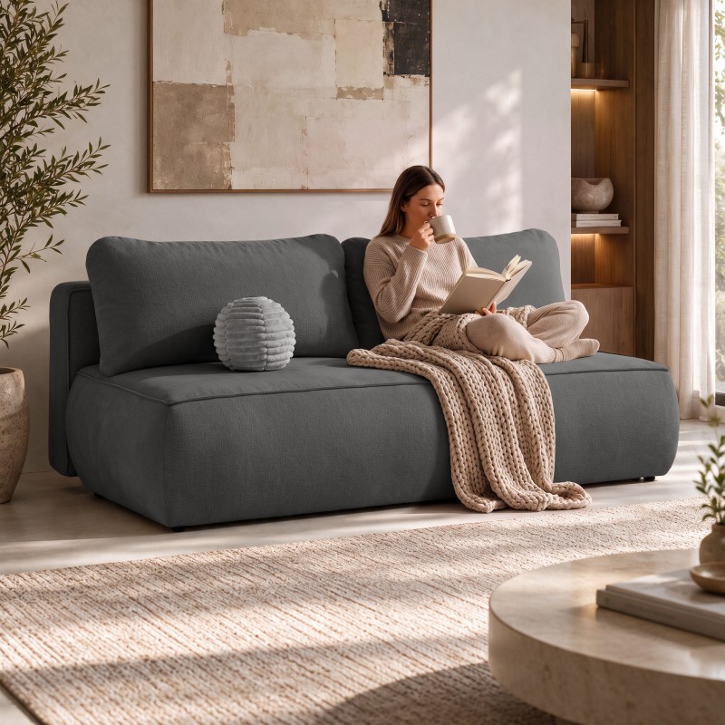 Sofa DARLING z funkcją spania 145x200 cm i pojemnikiem