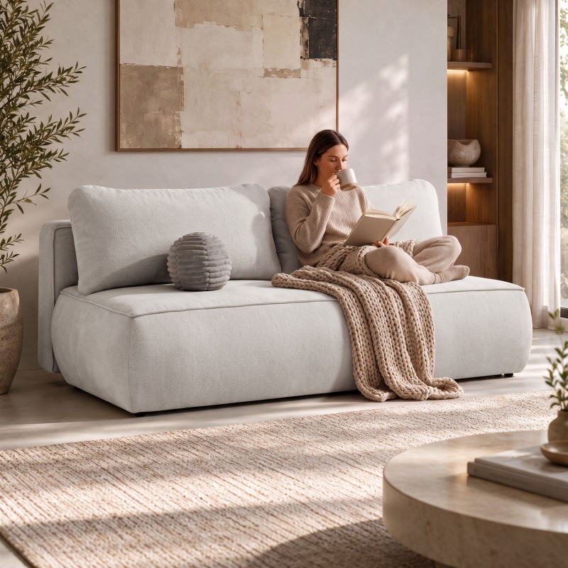 Sofa DARLING z funkcją spania 145x200 cm i pojemnikiem