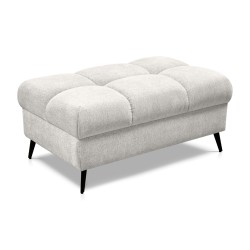 Pufa VINNI 100 cm – Nowoczesna Pufa z Metalowymi Nogami