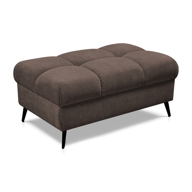 Pufa VINNI 100 cm – Nowoczesna Pufa z Metalowymi Nogami