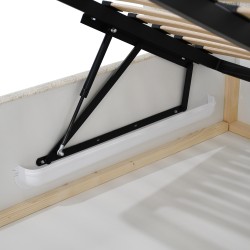 Łóżko CORFU z LED i pojemnikiem – 140/160/180x200 cm
