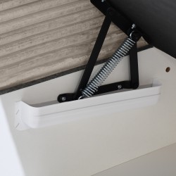 Łóżko kontynentalne LARS 140/160/180x200 – materac H3 + topper