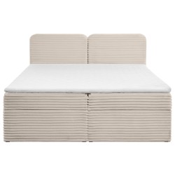Łóżko kontynentalne LARS 140/160/180x200 – materac H3 + topper