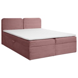 Łóżko kontynentalne LARS 140/160/180x200 – materac H3 + topper