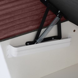 Łóżko kontynentalne LARS 140/160/180x200 – materac H3 + topper