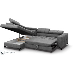 Narożnik z funkcją spania VOLF 🛋️ BeautySofa24.pl