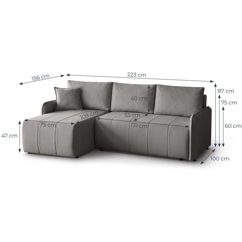 Narożnik do salonu CAPRI | BeautySofa24.pl