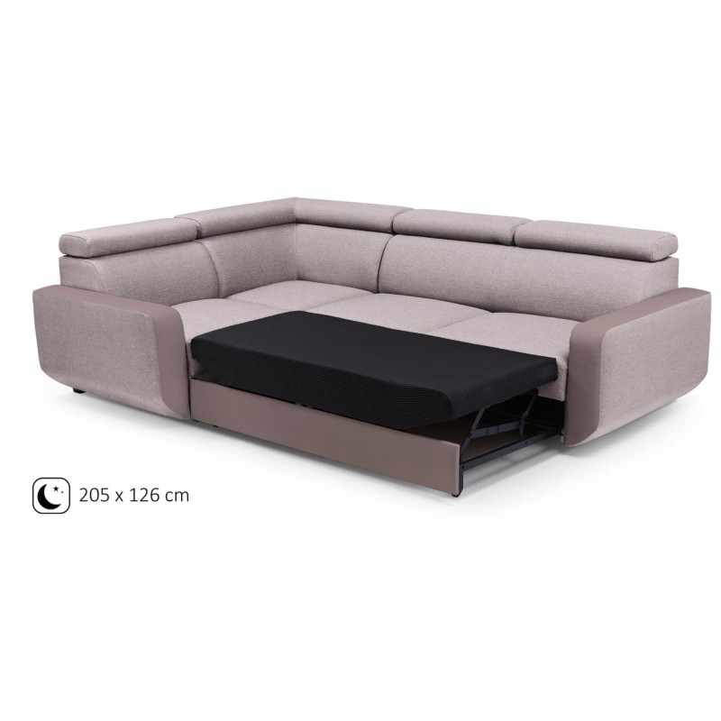 Narożnik z funkcją spania MILO ❤︎ BeautySofa24.pl