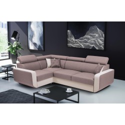 Narożnik z funkcją spania MILO ❤︎ BeautySofa24.pl