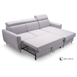 Narożnik z funkcją spania GUSTAW ❤︎ BeautySofa24.pl