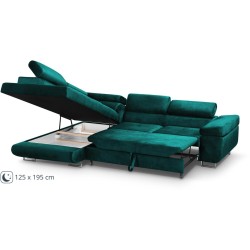 Narożnik z funkcją spania VILD ❤︎ BeautySofa24.pl