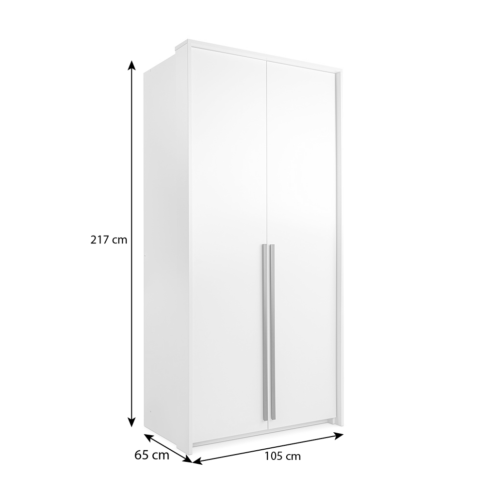 Wymiary szafy GIANA – 105x65x217 cm