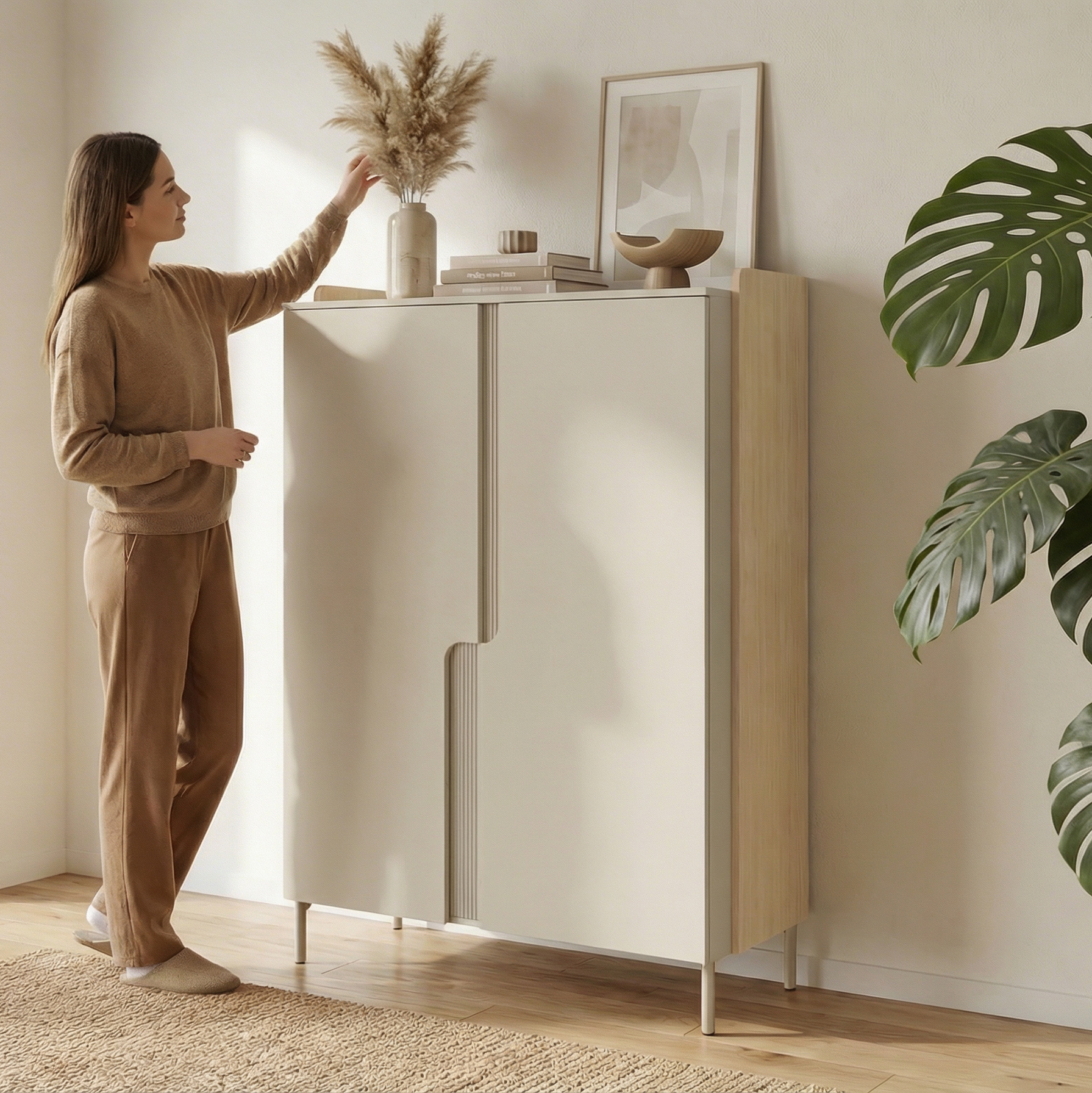 Komoda POSITIVO – solidne wykonanie, płyta 16 mm i obrzeże ABS