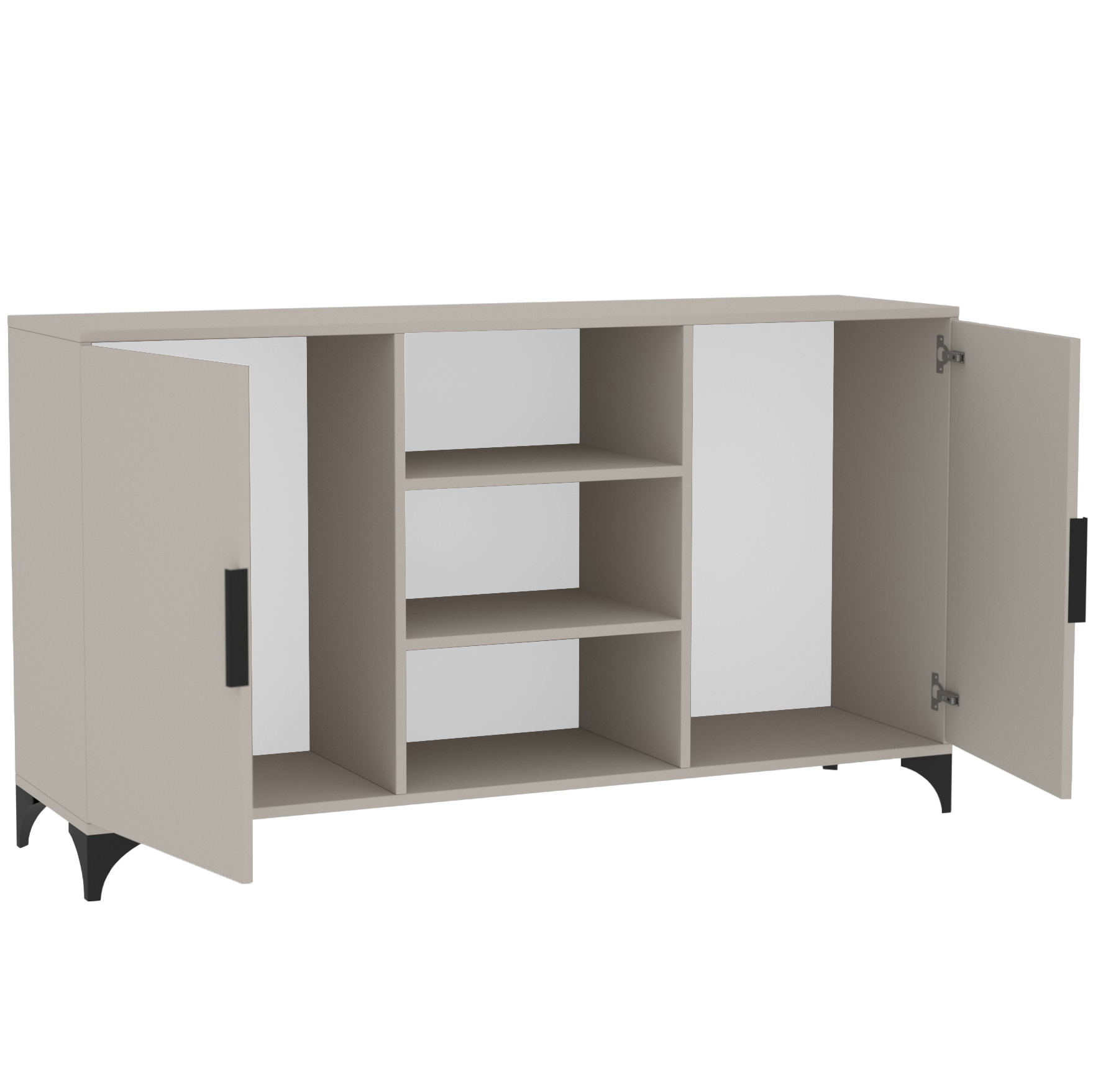 Wnętrze komody HOME z półkami