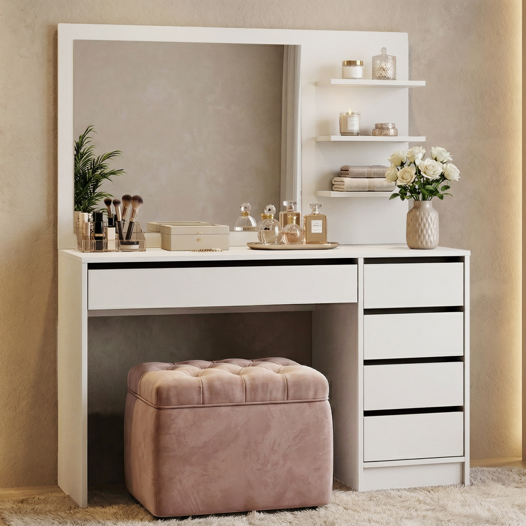 Toaletka MALTA – nowoczesny design do sypialni i garderoby