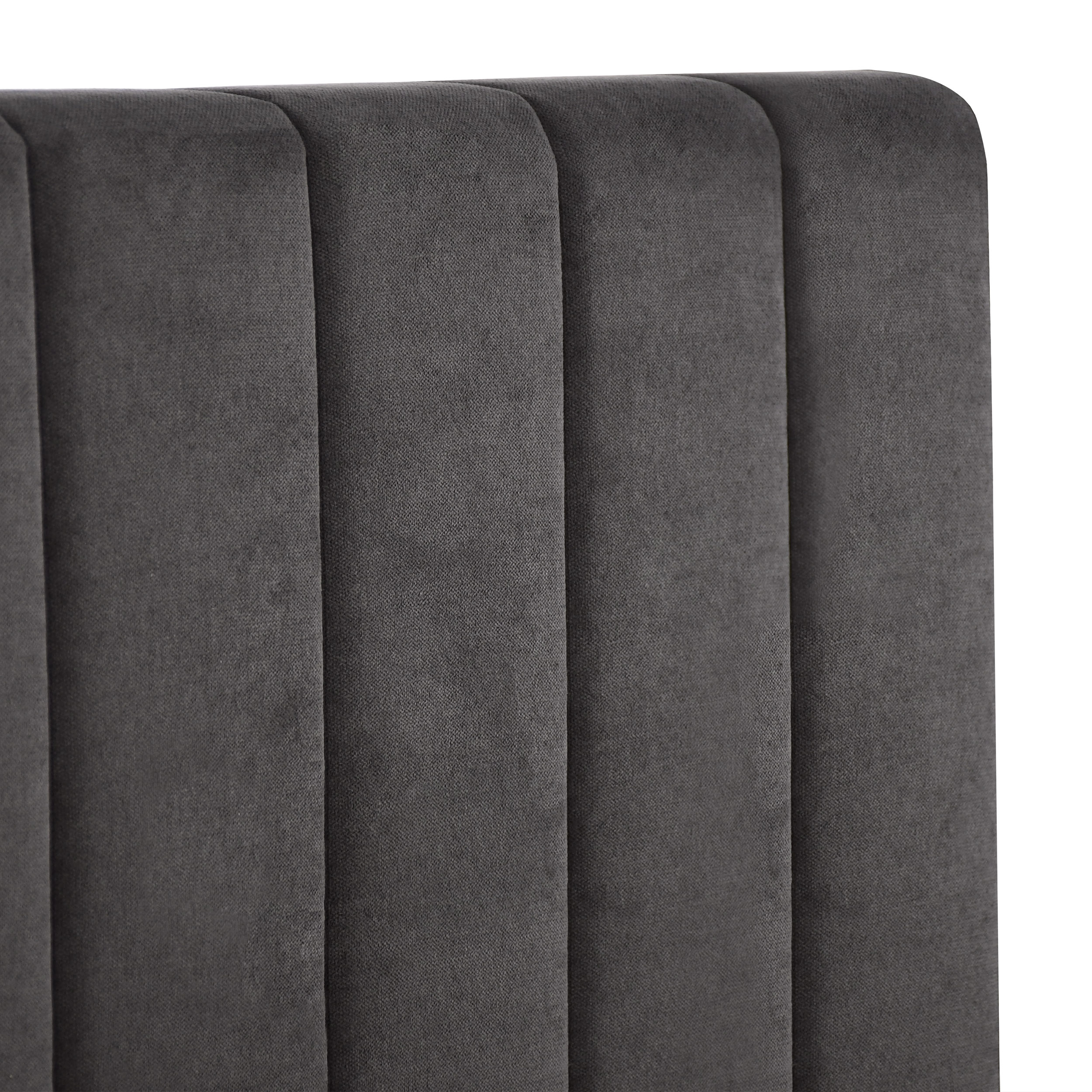 Tkanina Taslan Velvet Grey łóżko MALVIO 90
