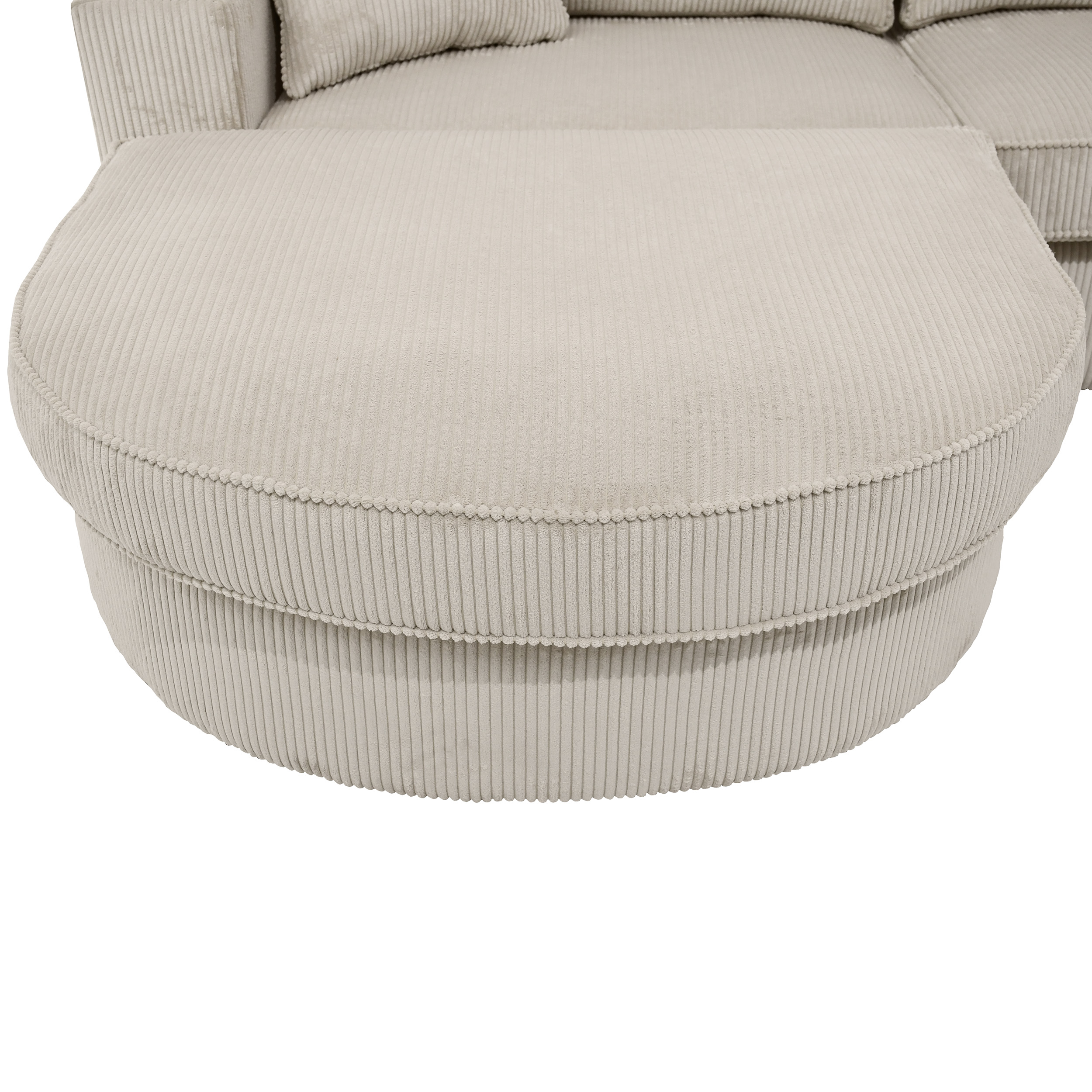 Zaokrąglona otomana narożnika PABLO