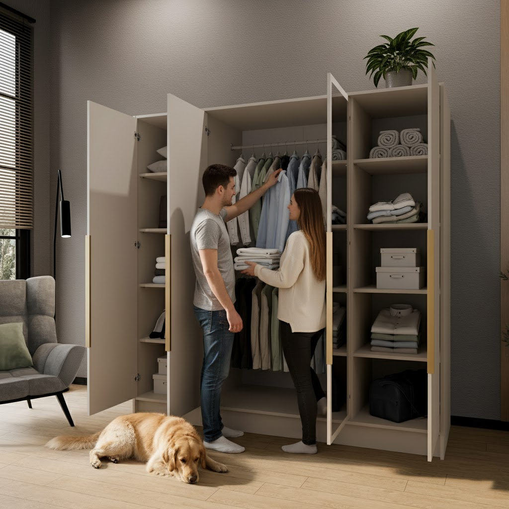 Wysoka jakość wykonania szafy PAVIA