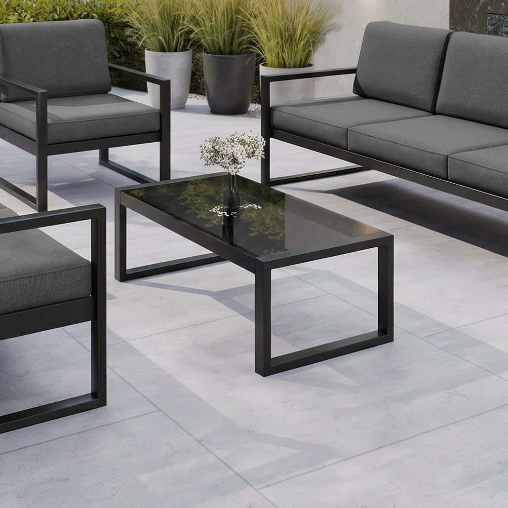 Stolik ogrodowy STELLA na tarasie