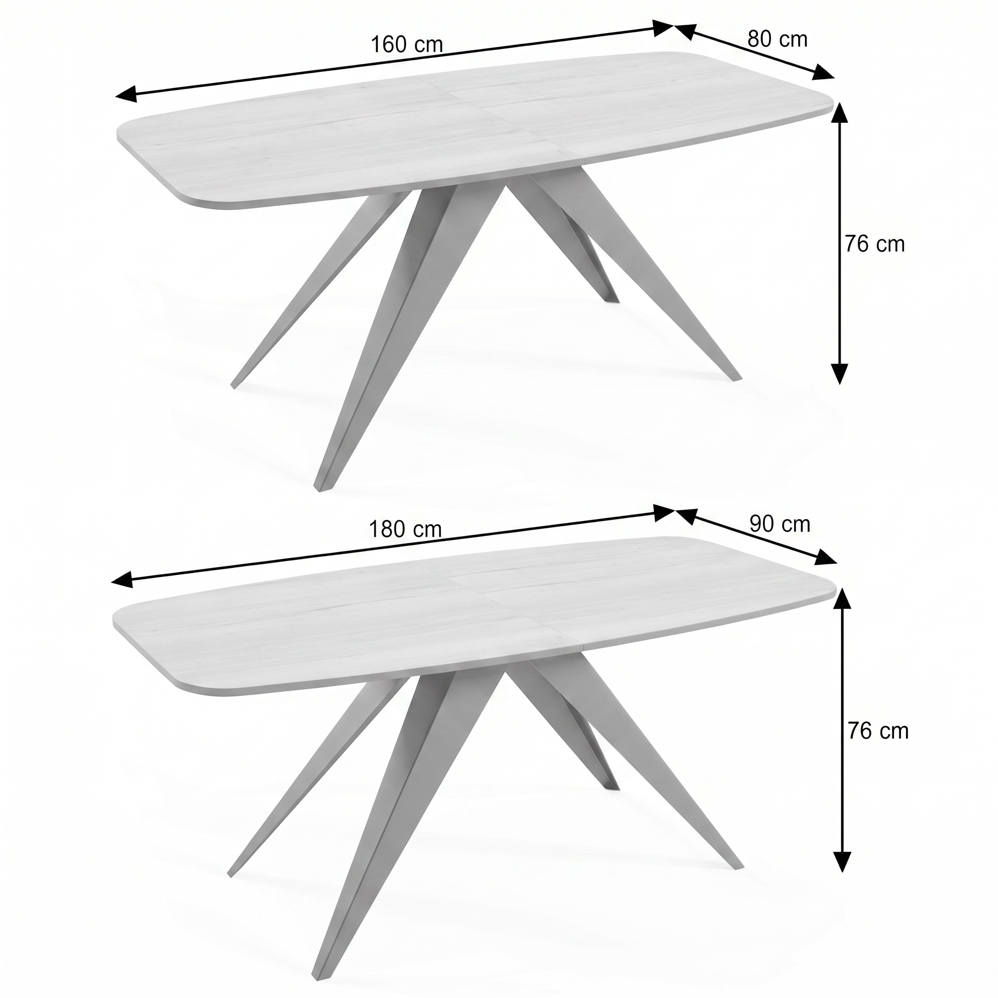 Wymiary stołu FERINI