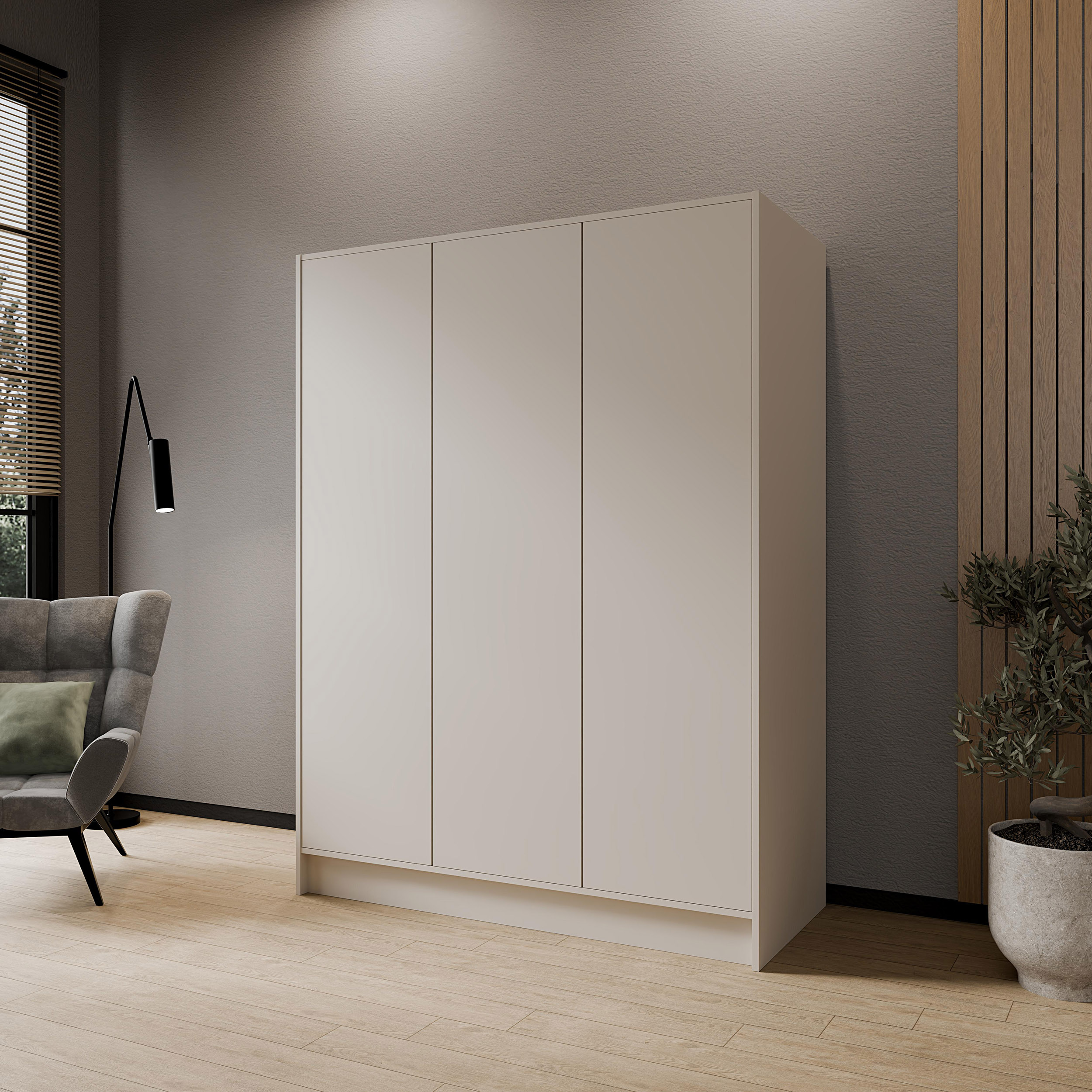 Szafa GAVA do sypialni – szafa uchylna bez uchwytów 200 cm