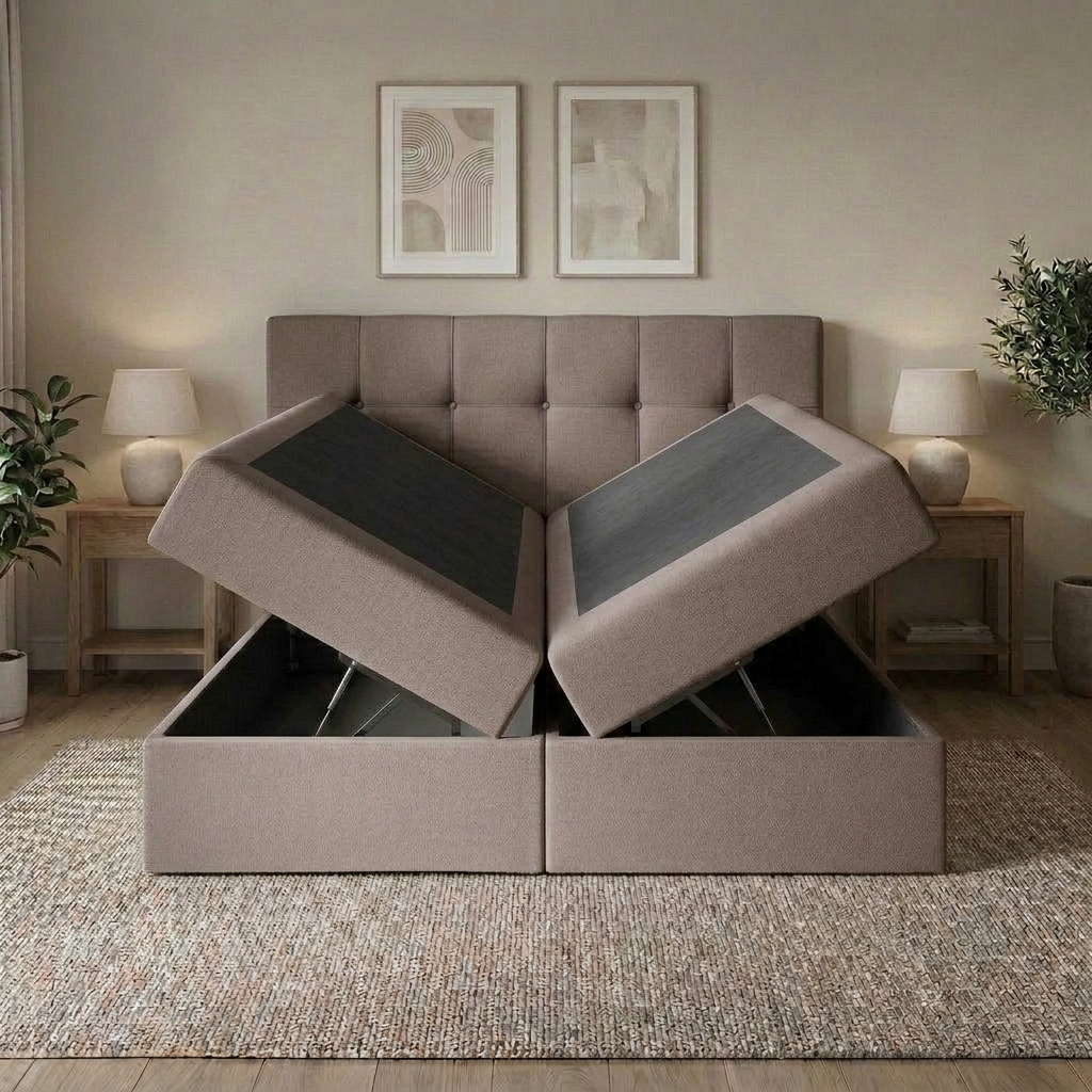 Szuflady i pojemnik w łóżku EMPORI