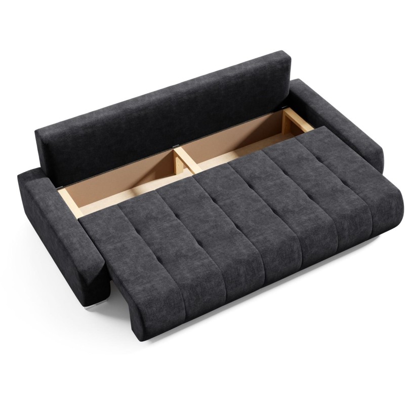Sofa Draco z funkcją spania DL i pojemnikiem na pościel