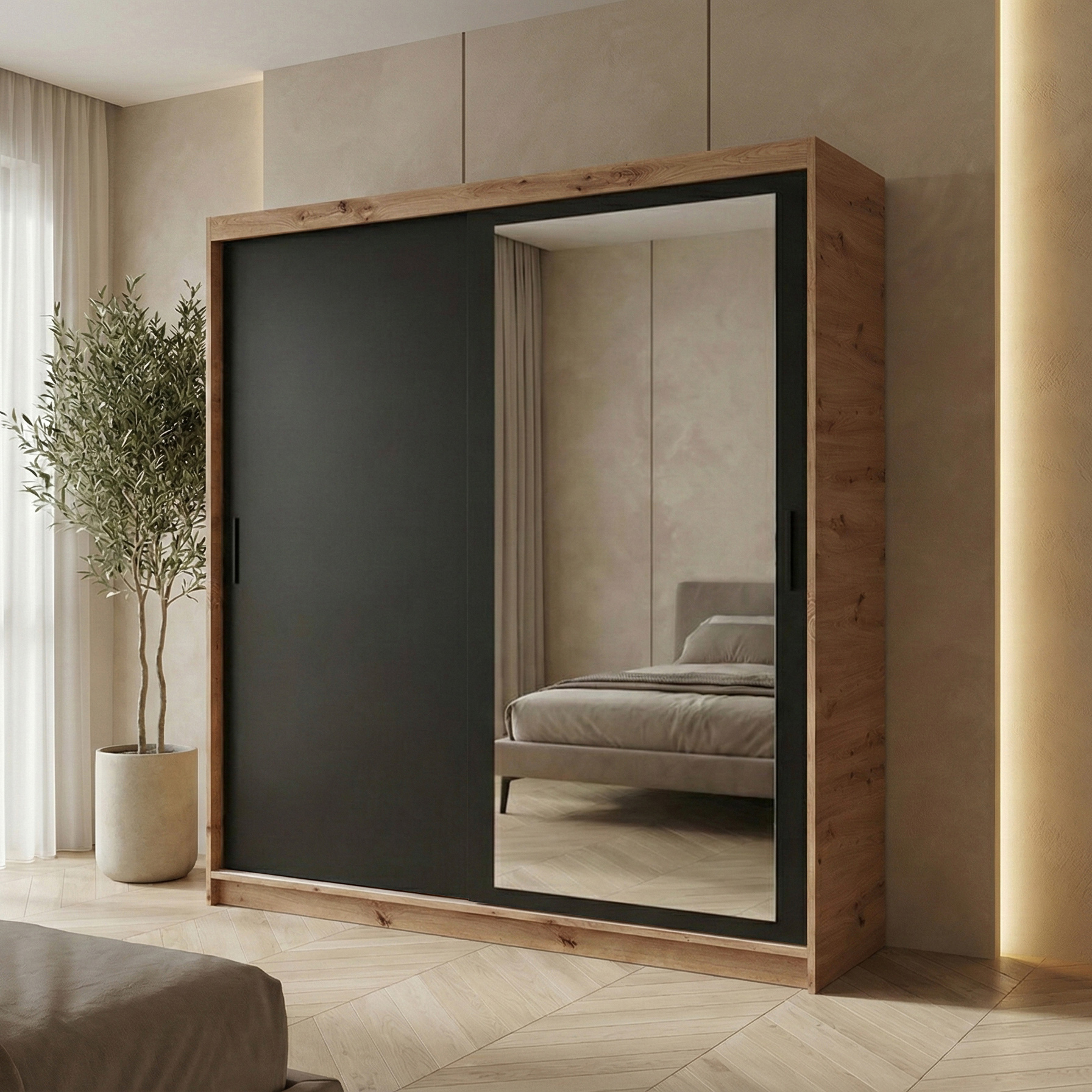 Szafa HELA – drzwi przesuwne