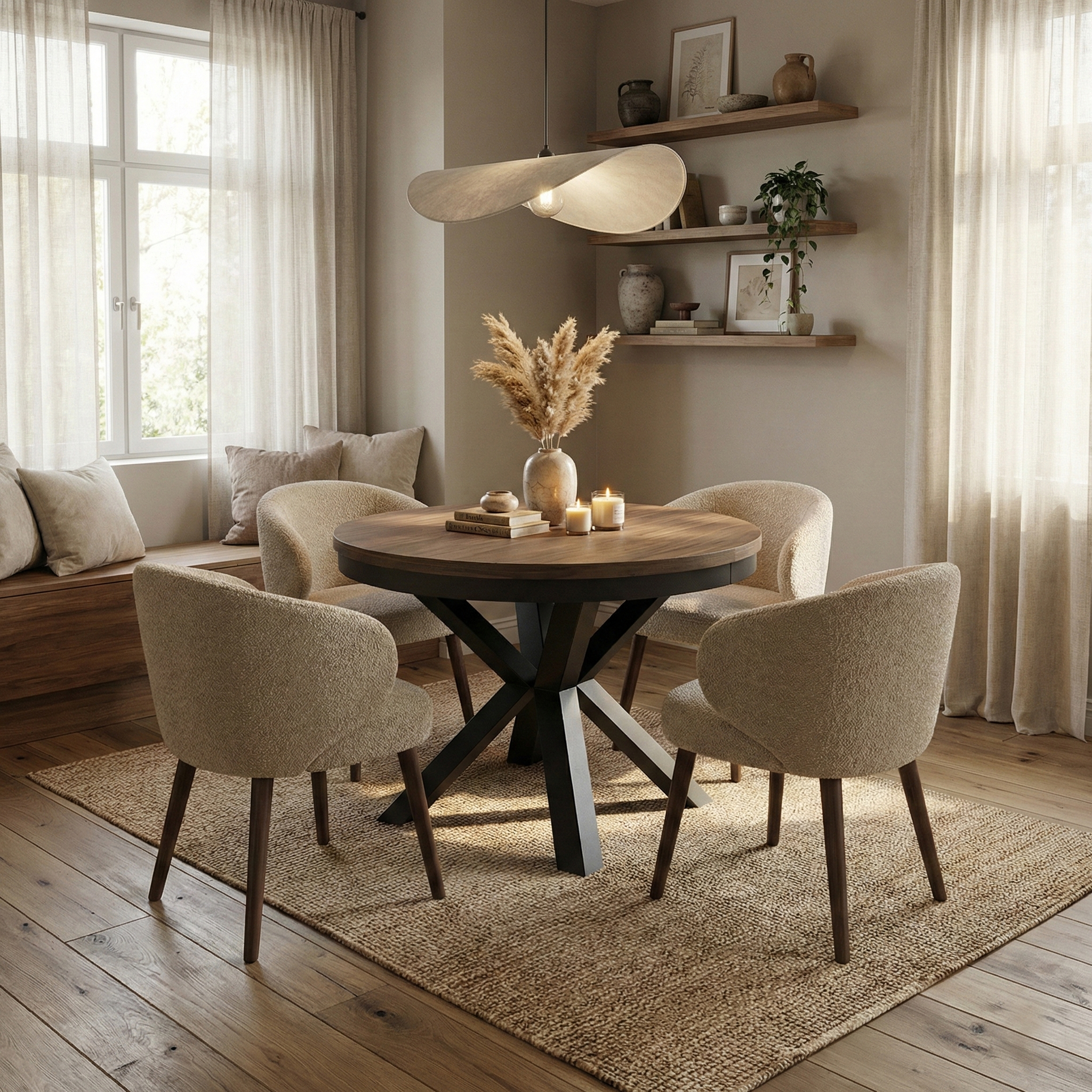 Okrągły stół NORDIC w aranżacji jadalni